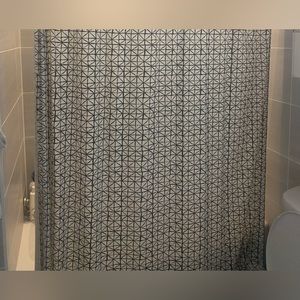Project 62 Black and White Boho Shower Curtain